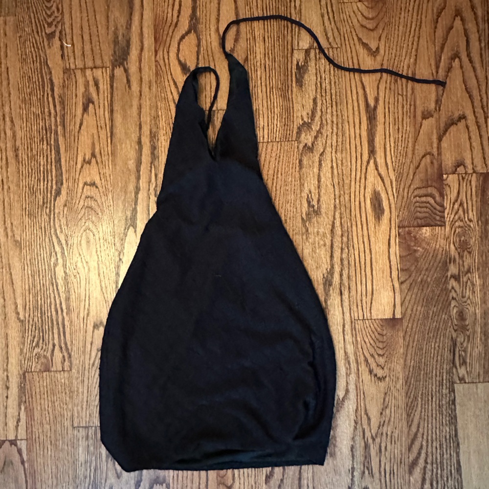 Black Halter Neck Dress